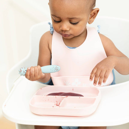 Fresh Blooms Little Bites Starter Bib