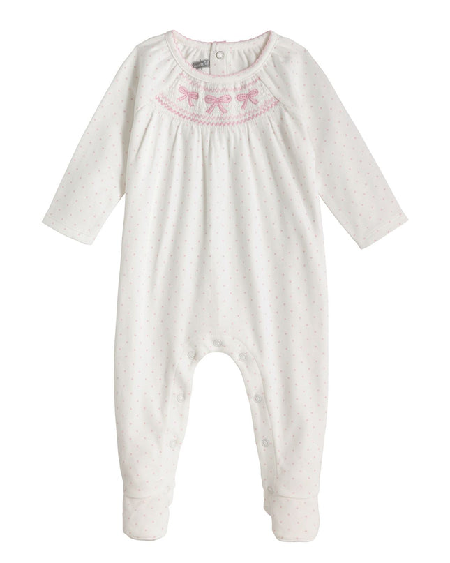 Pink Smocked Sleeper