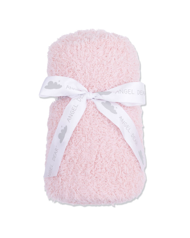 Chenille Stroller Blanket Blush 30X40