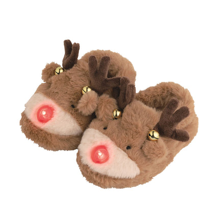 Reindeer Christmas Slippers ML