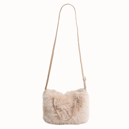 Faux Fur Mini Handbag