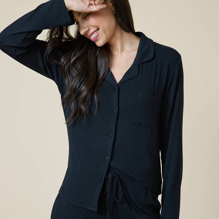 Sleep Soft Slim Notch Collar PJ Set for Women