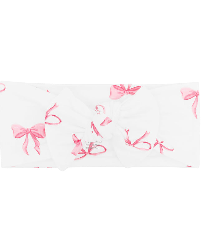Kyte Baby Knotted Bow Headband in Bow print