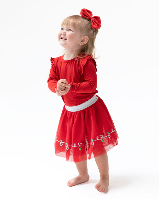 Angel Dear Christmas Lights Merry Tutu Skirt