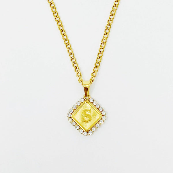 Aztec Delight Initial Necklace