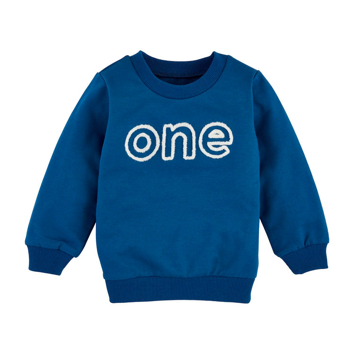 Navy "One" Sweatshirt