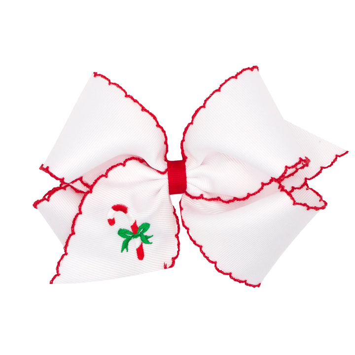 King Grosgrain Bow Candy Cane