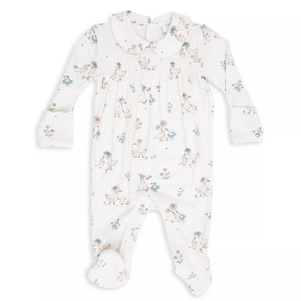 Pretty Golf 2 Way Ruffle Back Zipper Footie