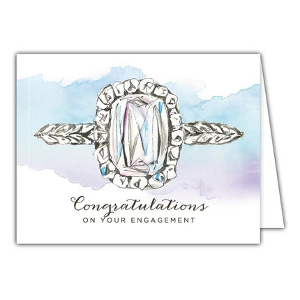 Congratulations on Your Engagement Small Folded Greeting card