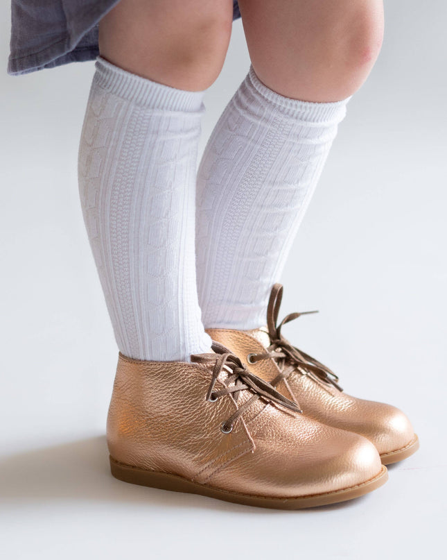 White Knee High Socks