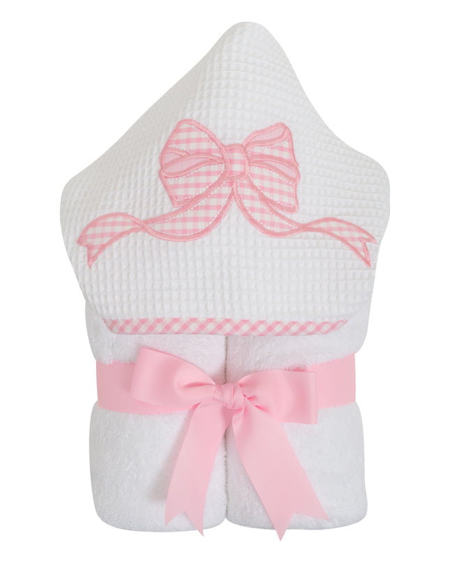 Pink Bow Hooded Towel