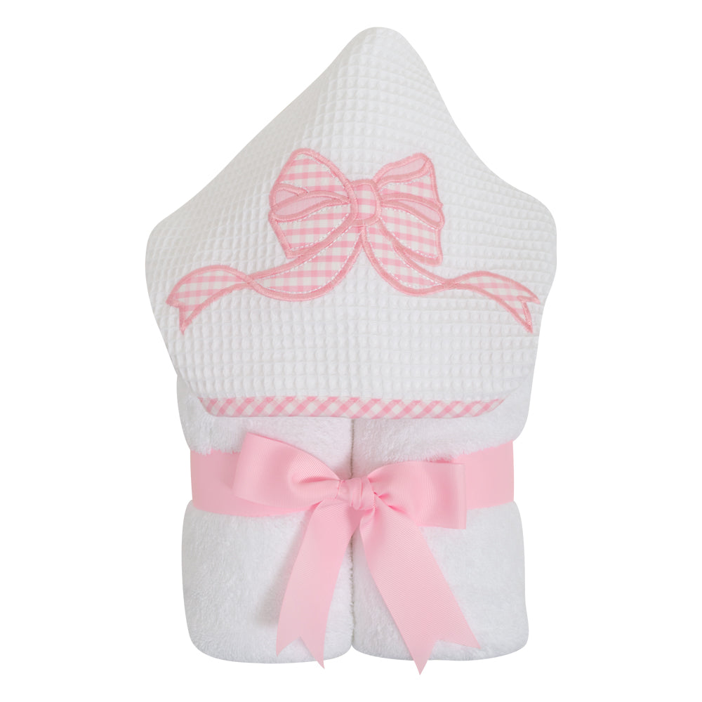 Pink Bow Hooded Towel