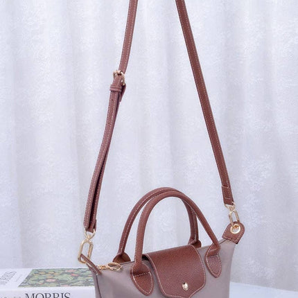 Britney Nylon Double Handle Crossbody Bag