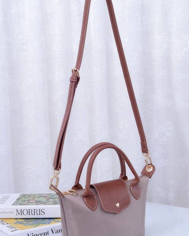 Britney Nylon Double Handle Crossbody Bag