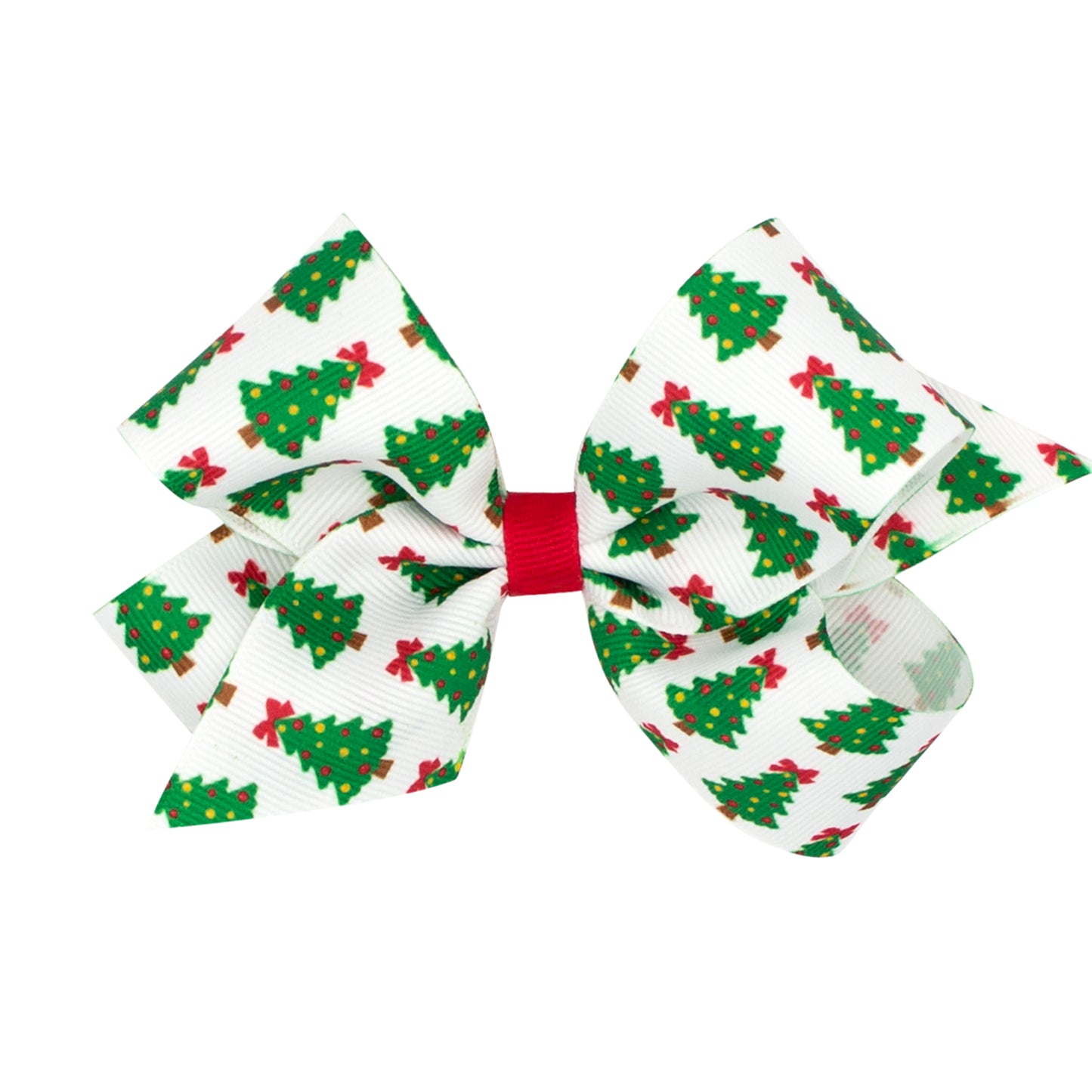 Medium Holiday Christmas Grosgrain Hair Bow-Tree