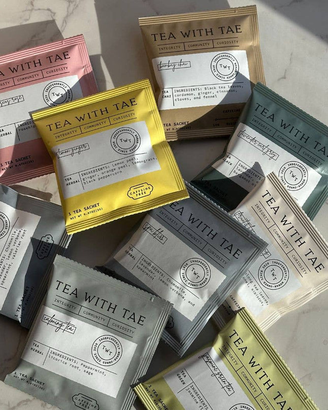 Spa Bliss Herbal Relaxing Tea - Individually Wrapped Tea Bag