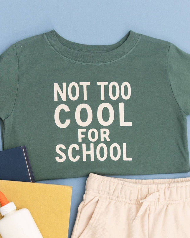 Not Too Cool For School Short Sleeve T-Shirt - Boys Clothing
