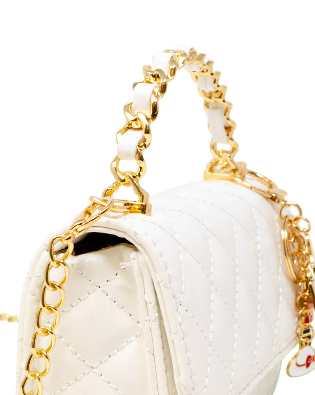Girl's Classic Link Chain Top Handle Handbag
