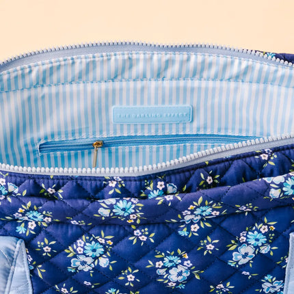 The Everyday Quilted Tote Bag–Endless Daydream Navy