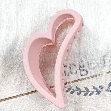 Heart Hair Claw Clips