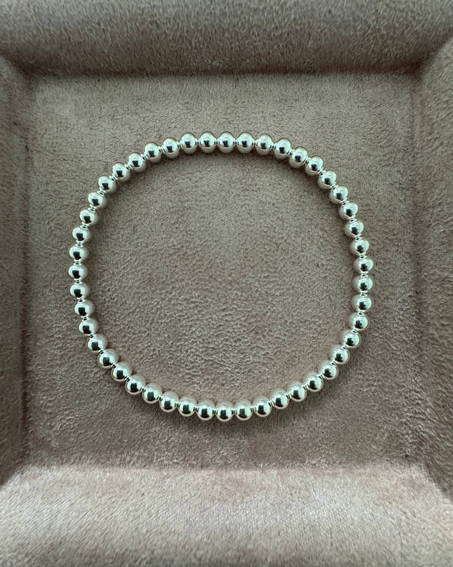 4MM Classic Ball Bead Bracelet - Waterproof