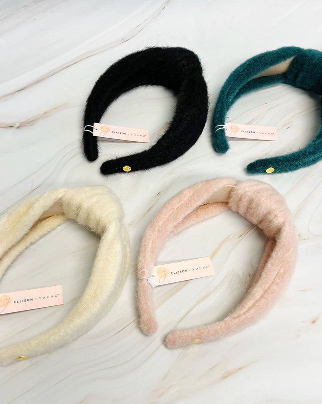 Cozy Fuzzy Cloud Knotted Headband