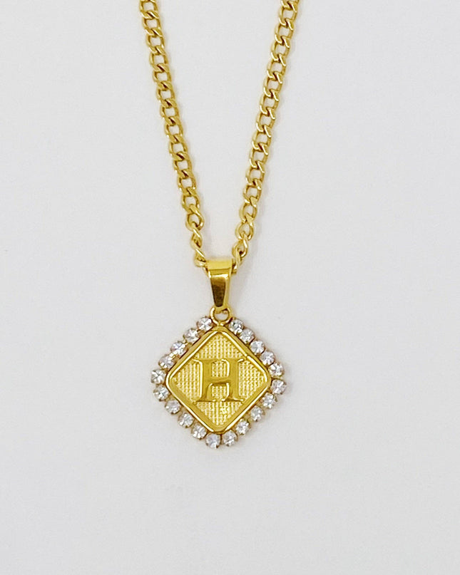 Aztec Delight Initial Necklace