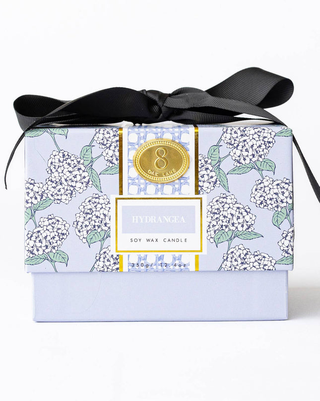 Hydrangea 3-Wick Boxed Soy Wax Candle