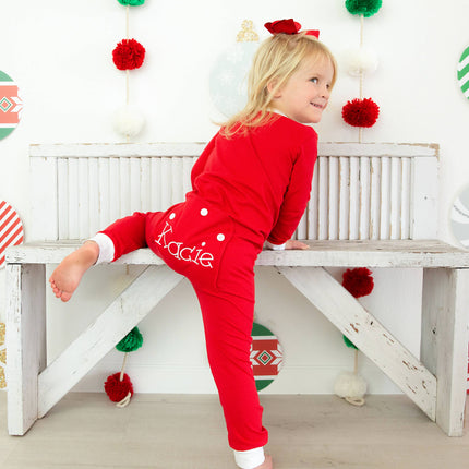 Kids Faux Flap Christmas Jammies