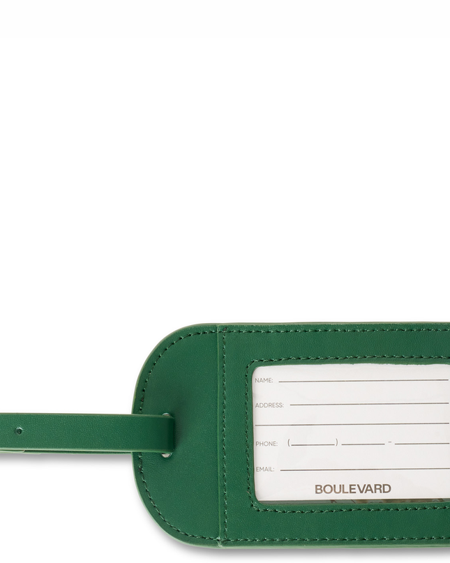 "Amelia" Leather Luggage Tag (Personalizable)