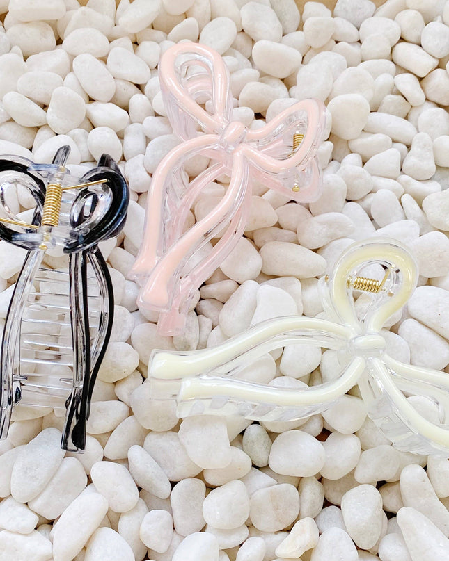 Annie Bow Hair Claw Clips