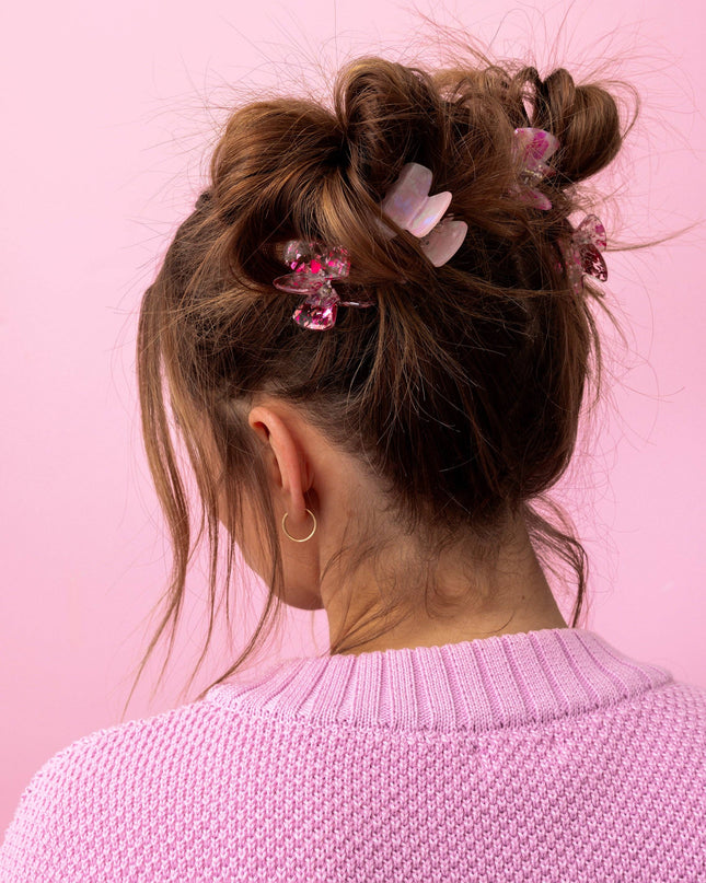 Claw Hair Clip Set - 4 Pc Set
