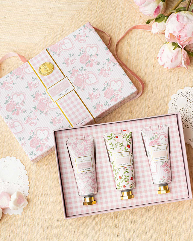 Sweetheart Blooms 3pc Boxed Hand Cream Set