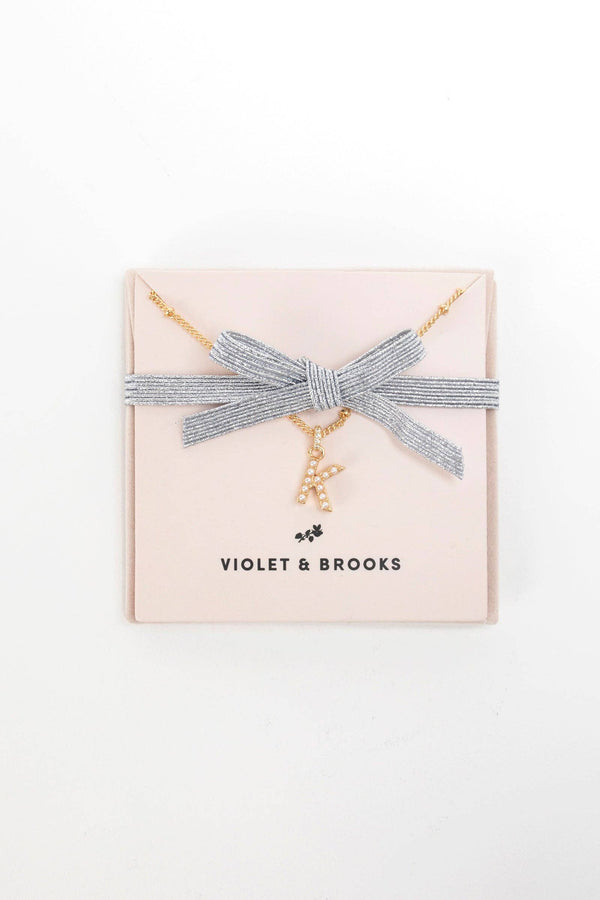 Mini Pearlie Initial Necklace