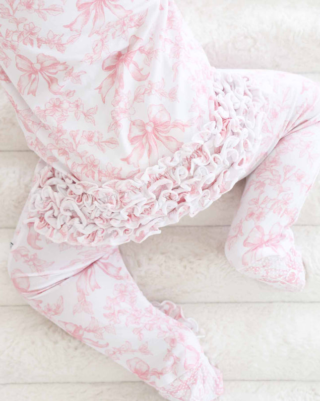 Fancy Frills Ruffle Zipper Footie