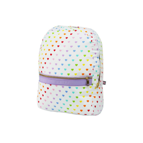 Oh Mint Tiny Hearts-Medium Backpack