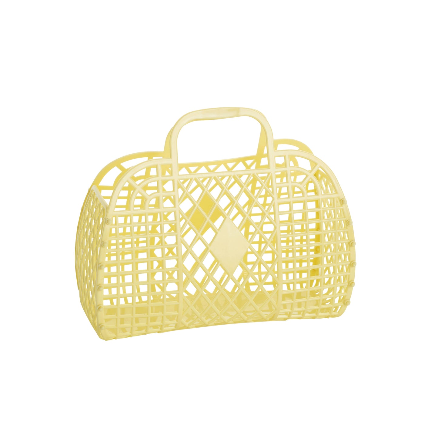 Retro Basket Jelly Bag - Small: Bubblegum Pink