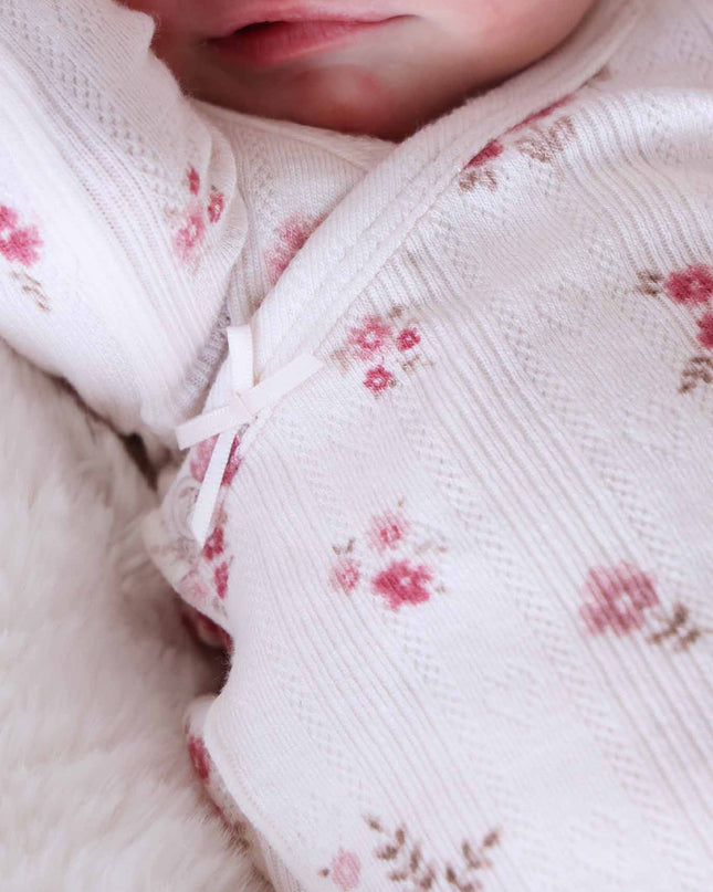 2pc Pointelle Crossover Top & Bottom | Precious Posies