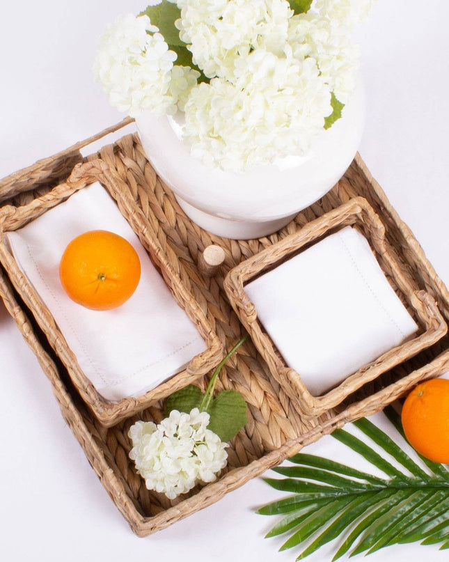 Natural Woven Square Tray
