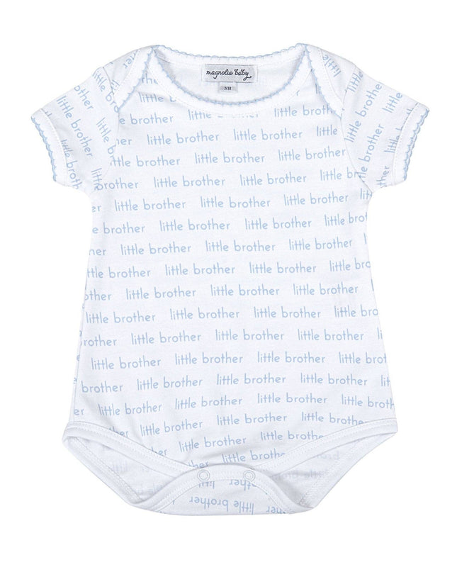 Little Brother Print Short Sleeve Bodysuit