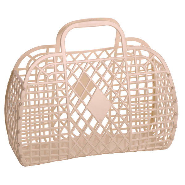 Retro Basket Jelly Bag - Large: Yellow