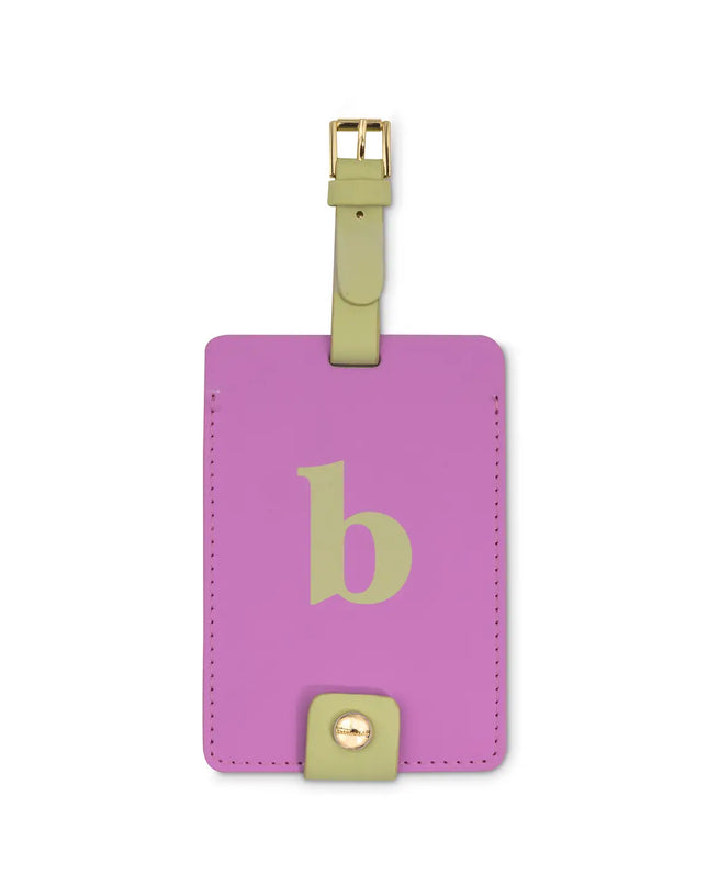 Just Mine Initial Luggage Tag by Kate Spade