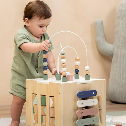 Wooden Activity Cube