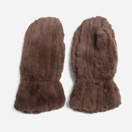 Faux Fur Mittens