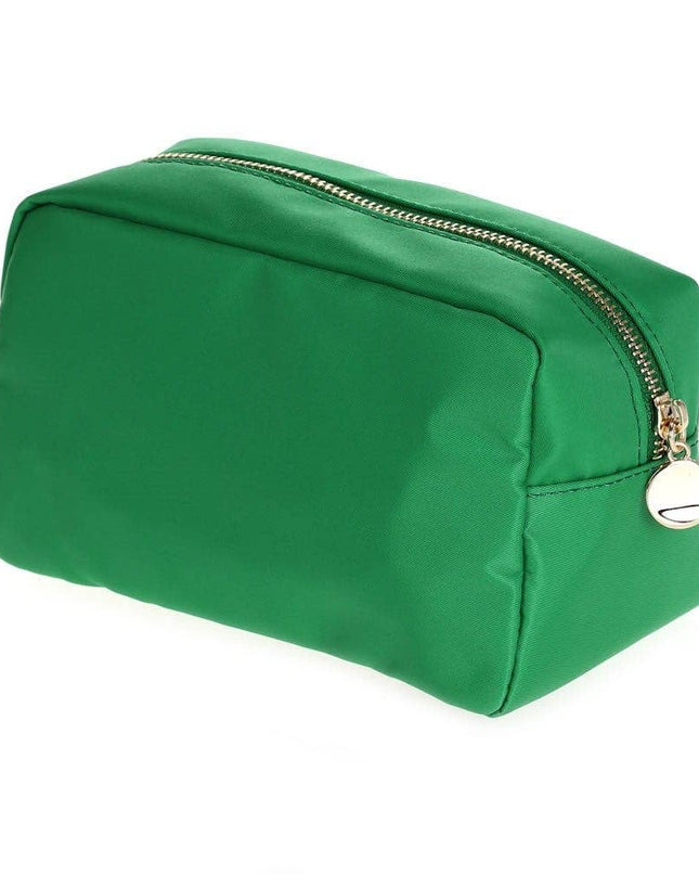 Personalized Emma Round Zippered Nylon Cosmetic Pouch Bag