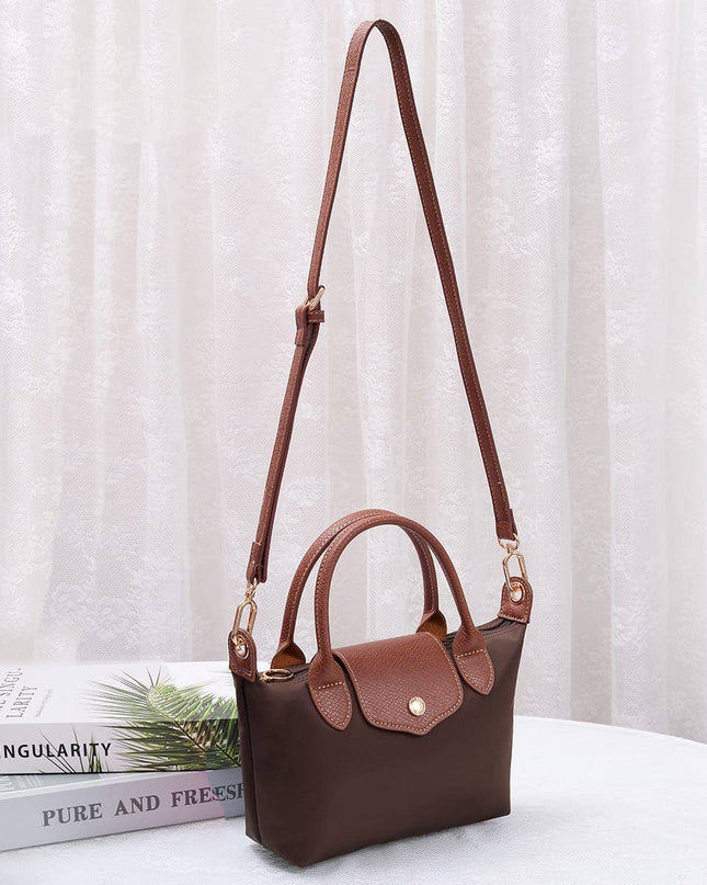 Britney Nylon Double Handle Crossbody Bag