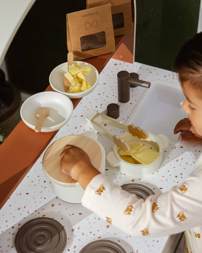 Wooden Pasta Playset