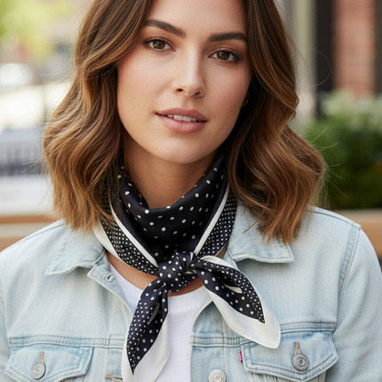 BS0122 Leon Polka Dot Print Bandana