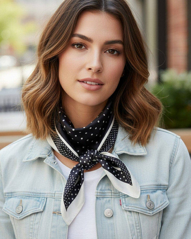 Leon Polka Dot Print Bandana