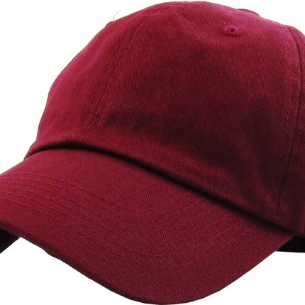 Blank Low Profile Cotton Baseball Cap